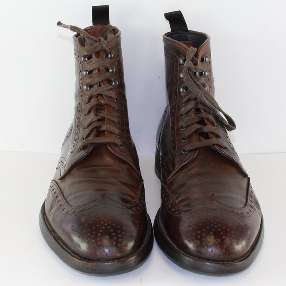 To Boot New York Adam Derrick Leather Oxford Ankle Boot Shoe Mens(US 10.5/EU 44) - Picture 2 of 11
